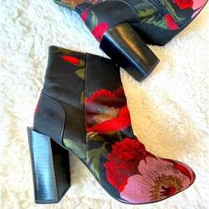 Jeffery Campbell fun floral boots